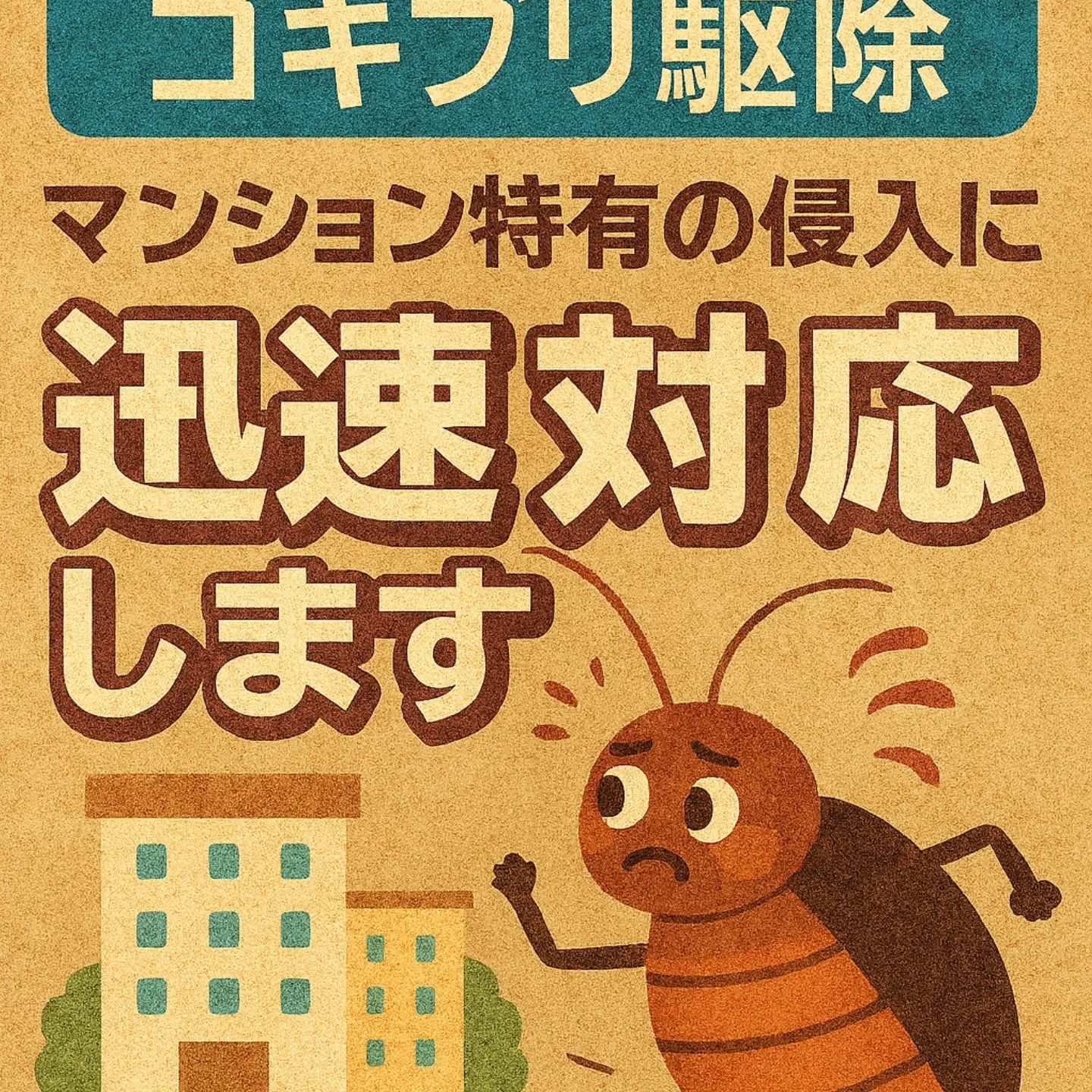 🪳【名古屋市中区|ゴキブリ駆除】