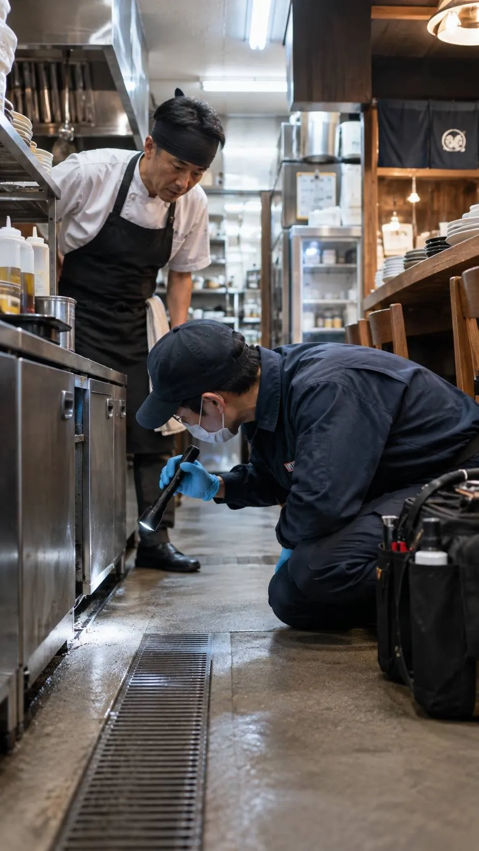 【名東区の飲食店】市販薬で対策中なのに？　小さなチャバネゴキブリ？次の一手を考える無料見積もり