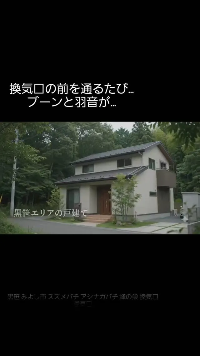 換気口の前を通るたびに聞こえる羽音。