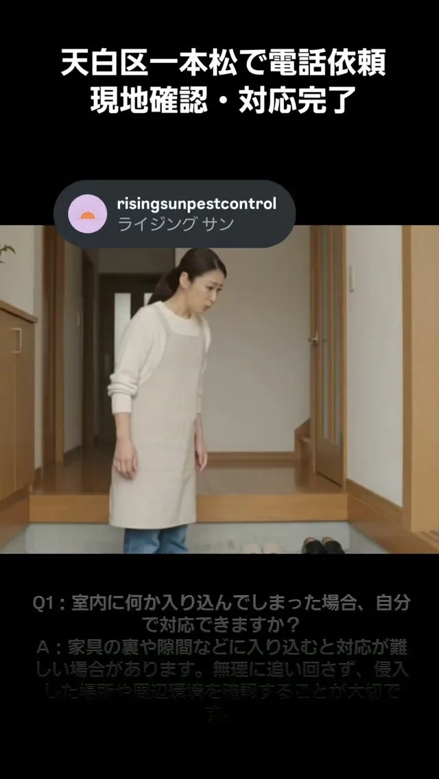 【天白区一本松】室内へのトカゲの侵入に電話依頼｜現地対応完了