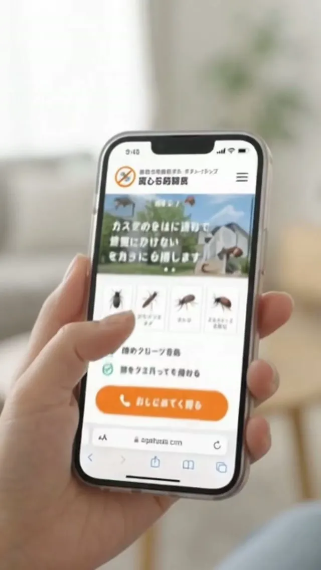 【豊明市】ホームページを見てお電話｜ゴキブリ駆除を当日対応