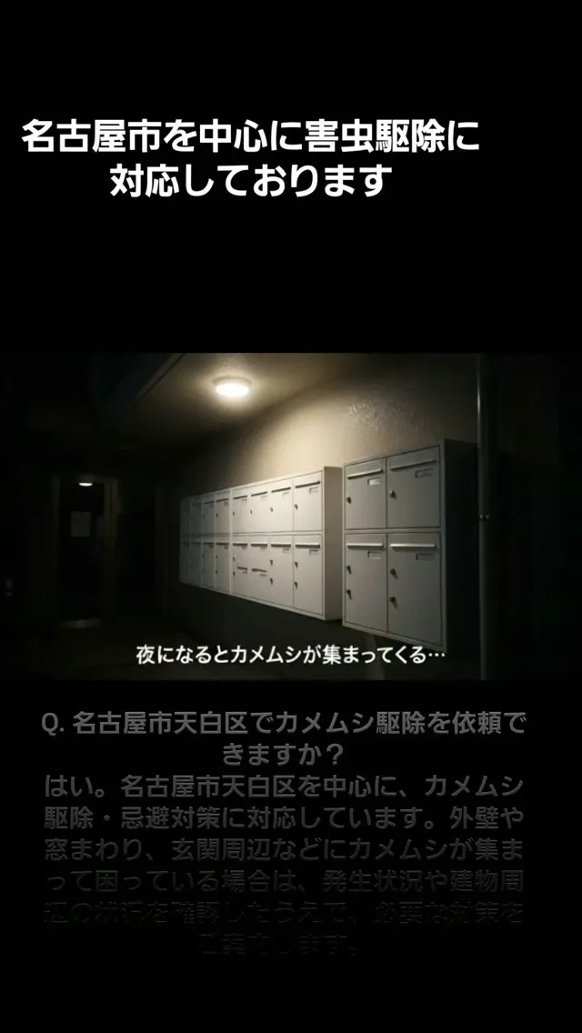 【名古屋市の害虫駆除業者】カメムシ駆除・忌避施工